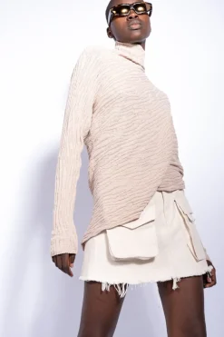 Hot Marques ' Almeida PATCH POCKET MINI SKIRT OFF-WHITE