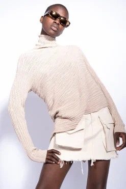 Hot Marques ' Almeida PATCH POCKET MINI SKIRT OFF-WHITE