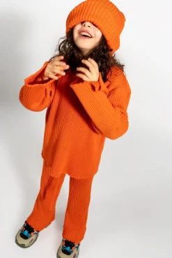 Discount Marques ' Almeida MERINO KNIT BEANIE ORANGE