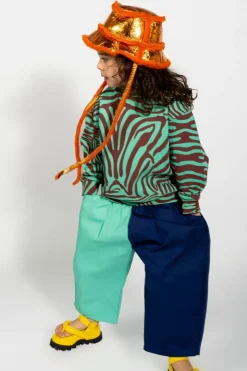 Hot Marques ' Almeida SHINY LEATHER BUCKET HAT ORANGE