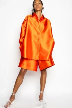 Hot Marques ' Almeida SKATER SHORTS ORANGE