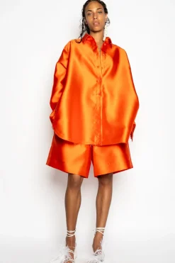 Hot Marques ' Almeida SKATER SHORTS ORANGE