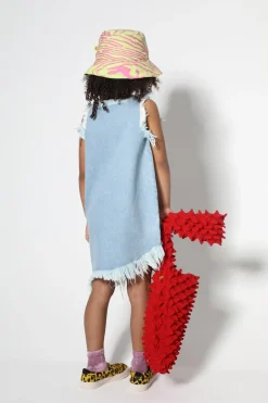 Marques ' Almeida PINK AND GREEN BUCKET HAT MULTICOLOUR