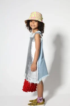 Marques ' Almeida PINK AND GREEN BUCKET HAT MULTICOLOUR