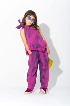 Marques ' Almeida PINK BAGGY TROUSERS BRIGHTPINK