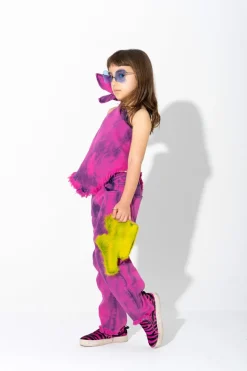 Marques ' Almeida PINK BAGGY TROUSERS BRIGHTPINK