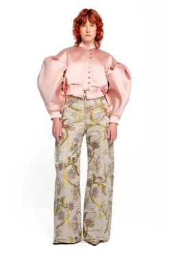 Clearance Marques ' Almeida BOMBER JACKET WITH PUFF SLEEVES PINK