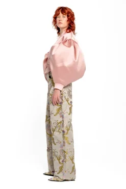 Clearance Marques ' Almeida BOMBER JACKET WITH PUFF SLEEVES PINK