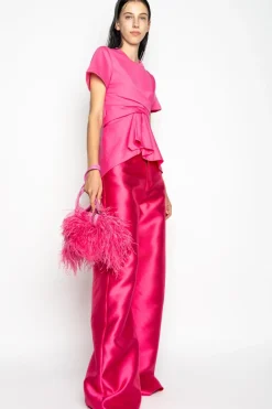Discount Marques ' Almeida PINK BOYFRIEND TROUSERS BRIGHTPINK
