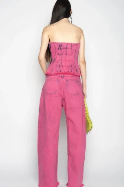 Discount Marques ' Almeida PINK BRA CUP CORSET BRIGHTPINK