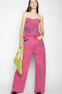 Discount Marques ' Almeida PINK BRA CUP CORSET BRIGHTPINK