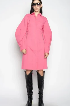 Hot Marques ' Almeida CORSET FITTED DRESS PINK