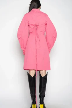 Hot Marques ' Almeida CORSET FITTED DRESS PINK