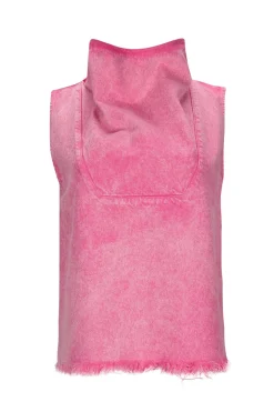 Hot Marques ' Almeida COWL NECK TOP PINK