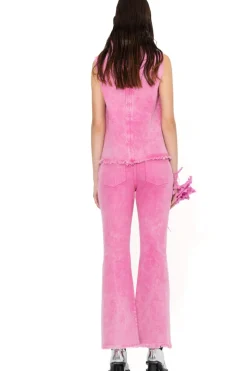 Hot Marques ' Almeida COWL NECK TOP PINK
