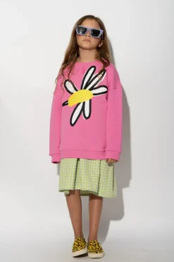 New Marques ' Almeida DAISY PRINT SWEATSHIRT PINK