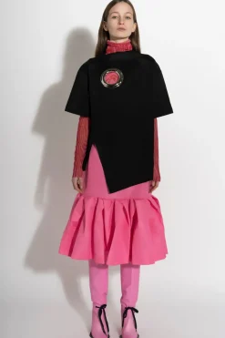 Clearance Marques ' Almeida PINK FITTED SKIRT BRIGHTPINK