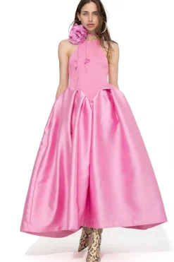 Discount Marques ' Almeida FULL SKIRT TANK TOP DRESS PINK