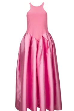 Discount Marques ' Almeida FULL SKIRT TANK TOP DRESS PINK