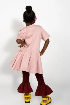 Online Marques ' Almeida PINK GATHERED JERSEY T-SHIRT DRESS LIGHTPINK