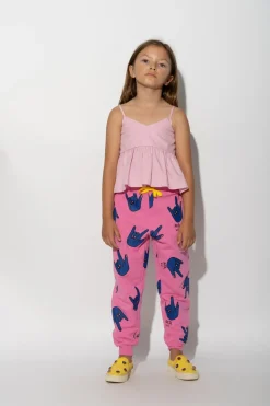 Marques ' Almeida HANDS PRINT SWEATPANTS PINK