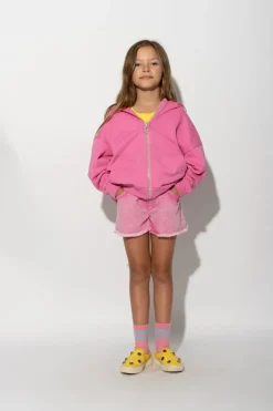 New Marques ' Almeida JACKET WITH EMBROIDERED LOGO PINK