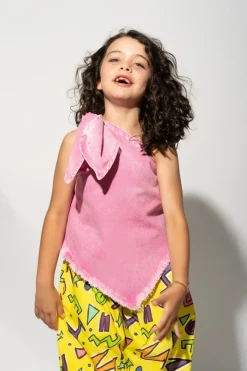 Hot Marques ' Almeida ONE SHOULDER TOP PINK