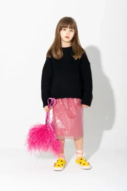 New Marques ' Almeida SEQUIN SKIRT PINK