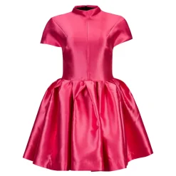 Clearance Marques ' Almeida PINK SHORT SLEEVE PUFF SKIRT DRESS BRIGHTPINK