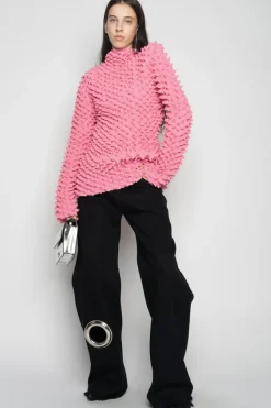 Marques ' Almeida SPIKE TOP PINK