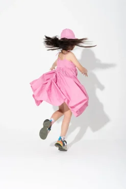 Clearance Marques ' Almeida STRAPPY GATHERED DRESS PINK