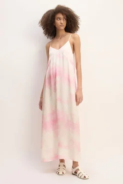 Clearance Marques ' Almeida TIE DYE SLIP DRESS PINK