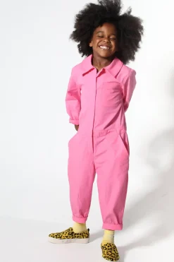 Sale Marques ' Almeida PINK WORKWEAR JUMPSUIT BRIGHTPINK