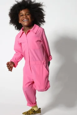 Sale Marques ' Almeida PINK WORKWEAR JUMPSUIT BRIGHTPINK