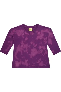 Hot Marques ' Almeida PURPLE AND SPLATTERED LONG SLEEVE TOP PINK