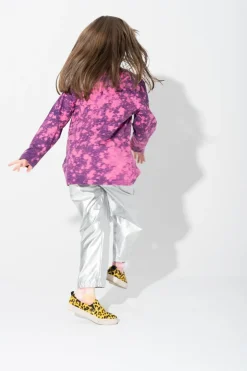 Hot Marques ' Almeida PURPLE AND SPLATTERED LONG SLEEVE TOP PINK