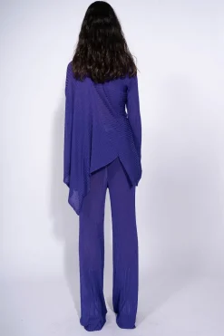 Hot Marques ' Almeida DRAPED JUMPER IN LIGHTWEIGHT KNIT PURPLE