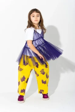 Clearance Marques ' Almeida LAYERED TULE TOP T SHIRT PURPLE