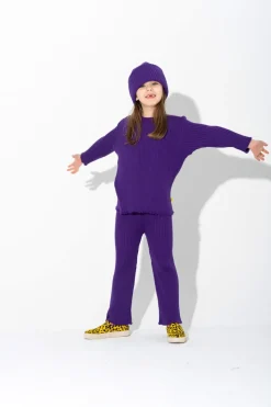 Hot Marques ' Almeida MERINO KNIT BEANIE PURPLE