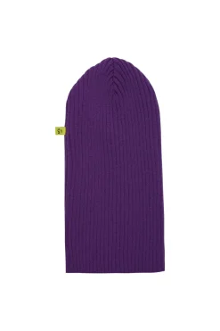Hot Marques ' Almeida MERINO KNIT BEANIE PURPLE