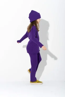 New Marques ' Almeida MERINO KNIT JUMPER PURPLE