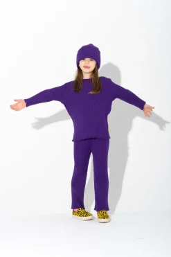 New Marques ' Almeida MERINO KNIT JUMPER PURPLE