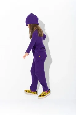 New Marques ' Almeida MERINO KNIT TROUSERS PURPLE