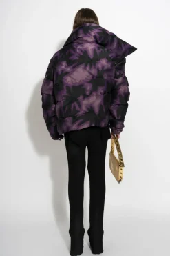 Hot Marques ' Almeida PURPLE TIE DYE M'A PUFFER JACKET MULTICOLOUR