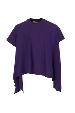 Online Marques ' Almeida T-SHIRT WITH SIDE FLAPS PURPLE