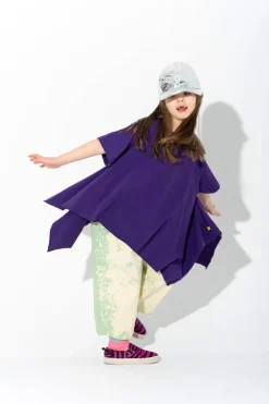 Online Marques ' Almeida T-SHIRT WITH SIDE FLAPS PURPLE