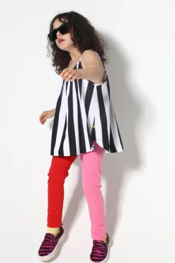 New Marques ' Almeida RED AND PINK LEGGINGS MULTICOLOUR