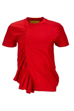Clearance Marques ' Almeida GATHE T-SHIRT RED