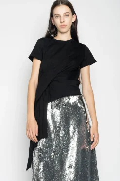 Clearance Marques ' Almeida CLASSIC SLIP SKIRT SILVER