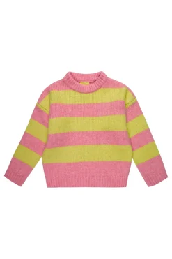 Sale Marques ' Almeida STRIPE CREW NECK KNIT JUMPER MULTICOLOUR